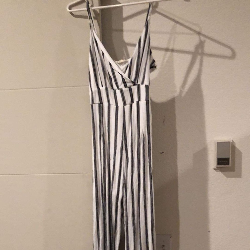 Black and white jumpsuit